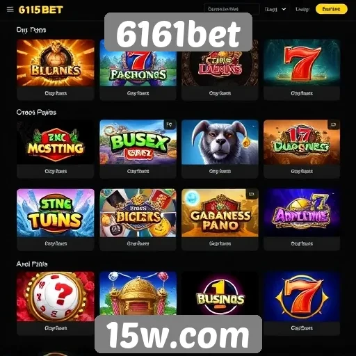 Análise dos jogos disponíveis no site 6161bet