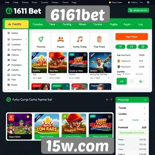 Interface do usuário da 6161bet é intuitiva e acessível